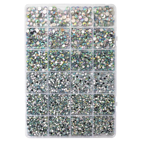 Flatback Pearls For Crafting,Assorted Size Half Pearl Bedazzling Kit Nail Rhinestones Flatback Rhinestones For Jewelry Making Beads DIY Crafts Clothes Shoes Embellishment Nail Art Birthday Decor