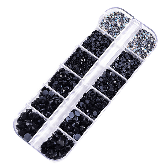 Flatback Rhinestones Crystal Flatback Gems Round Crystal Rhinestones for Crafts