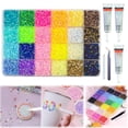 thumbnail image 1 of Flatback Rhinestones And Jelly Gems Craft Kit,24 Grid 30000Pcs Resin Rhinestones Set With Tweezers Pen And 3 Glue Bottles,Colorful Nail Art Gems For DIY Crafts Clothes Tumblers Phone Case Decoration, 1 of 6