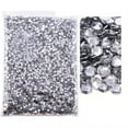 thumbnail image 1 of Flatback Silver Bottom Resin Non Hotfix Rhinestones In Big Package Glitter Crystals And Strass, 1 of 7