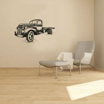 Flatbed Truck Trucks Monster Truck Toy Cars Vehicle Wall Sticker Art Decal for Girls Boys Room Bedroom Nursery Kindergarten House Fun Home Decor Stickers Wall Art Vinyl Decoration Size (20x30 inch)