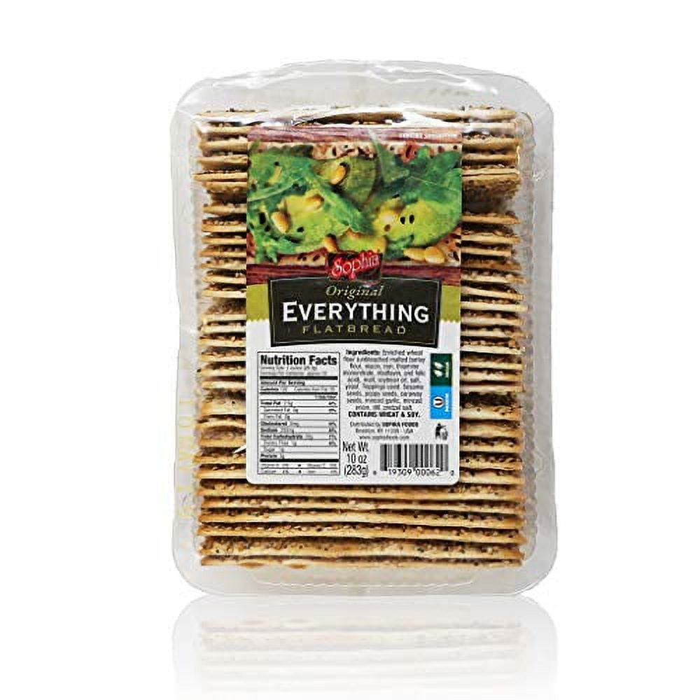 Flatbread Crackers Original Everything 10Oz (8Pack)