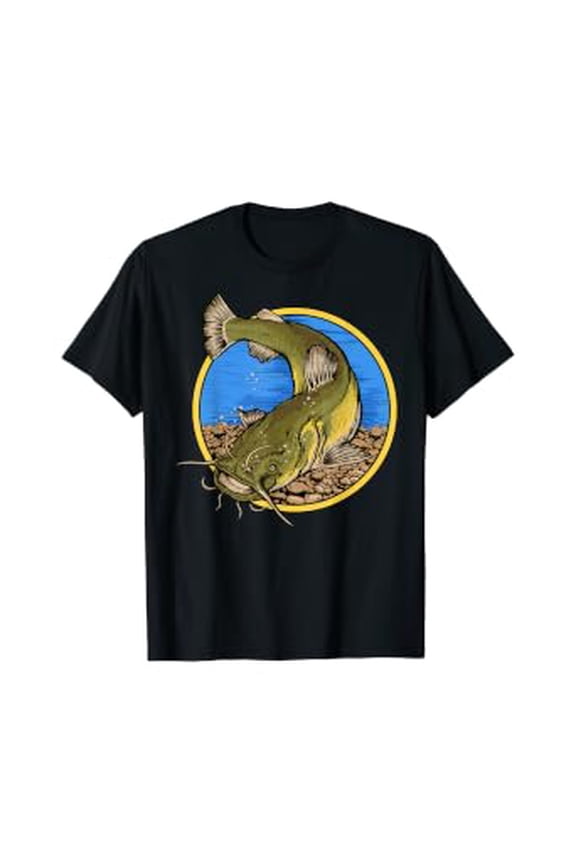 Flathead Catfish Fishing T-Shirt