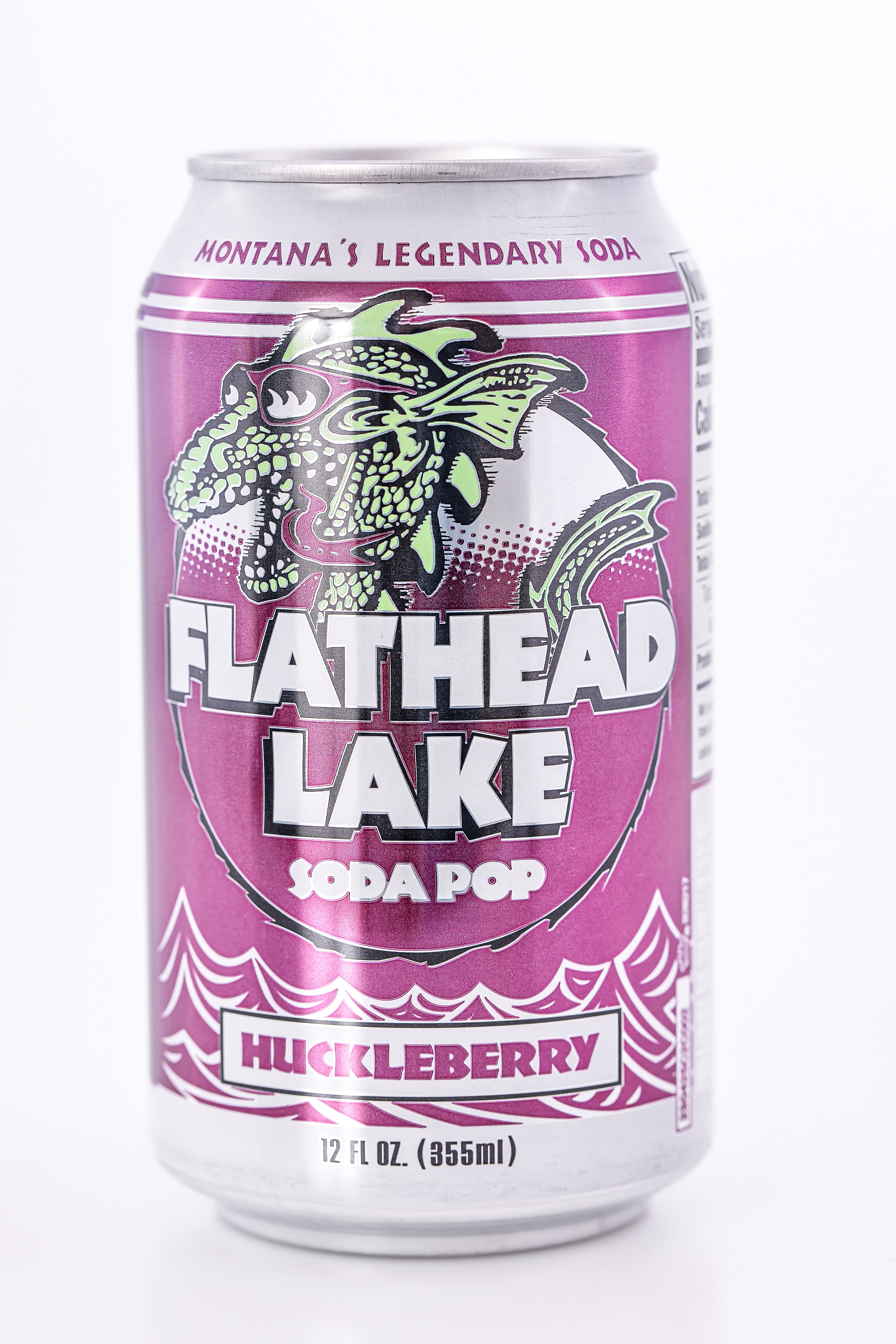 Flathead Lake Soda Pop (Huckleberry Cans) 24 Pack