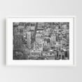 thumbnail image 1 of Over Flatiron B&W - Manhattan New York Photography Black and White City Skyline Architecture Street Photography Modern Art White Framed Wall Art Print 5 x 7 inches, 1 of 3