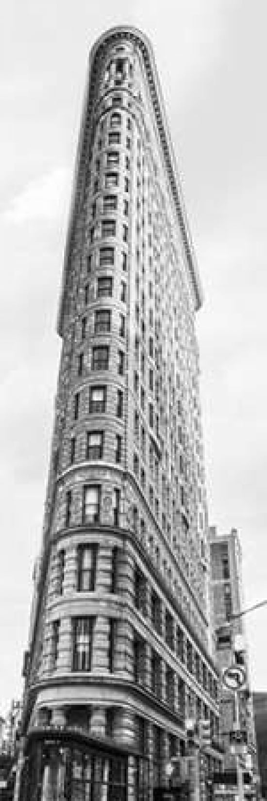 Flatiron Building NYC Canvas Art - Anonymous (8 x 24)