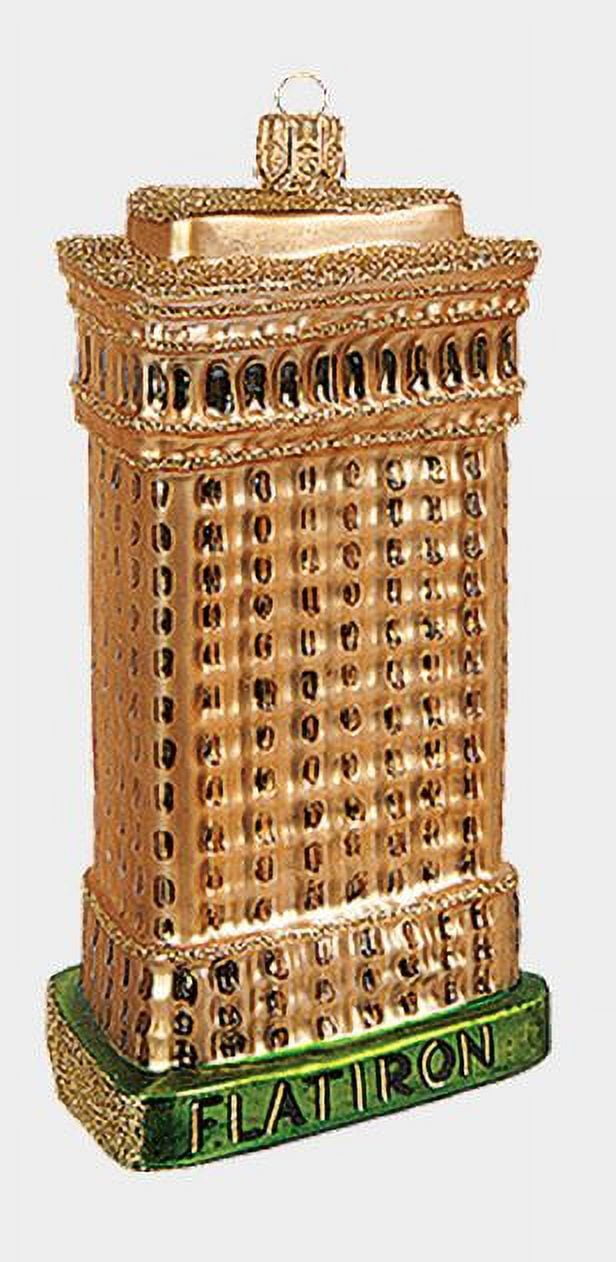 Flatiron Building New York City Polish Blown Glass Christmas Ornament