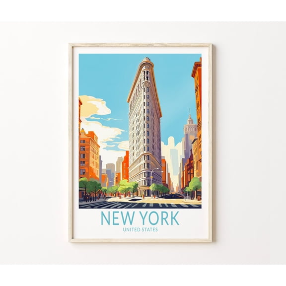 Flatiron Building New York Home Decor
