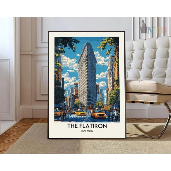 Flatiron Building New York Poster Unframed Paper Print