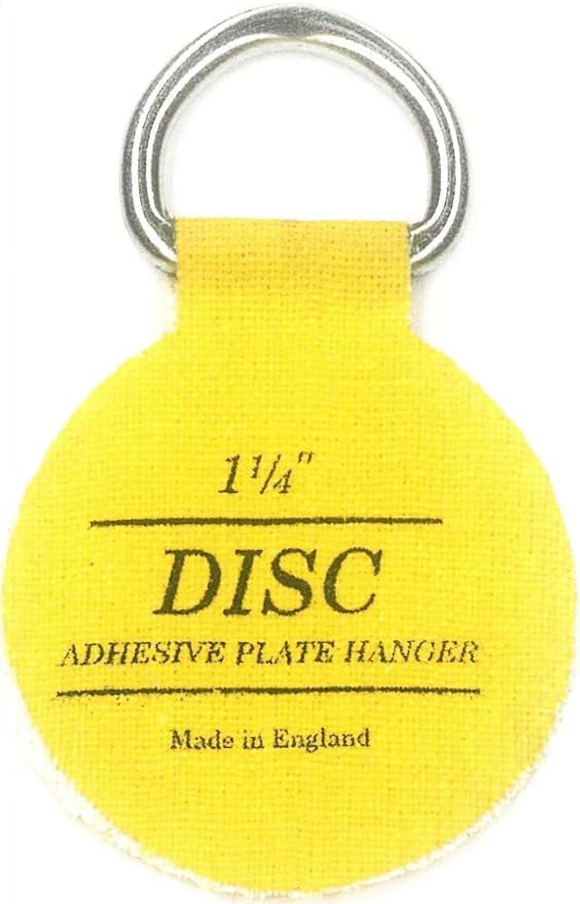 Flatirons Disc Adhesive Plate Hangers, 1.25 Inch, 6 Pack
