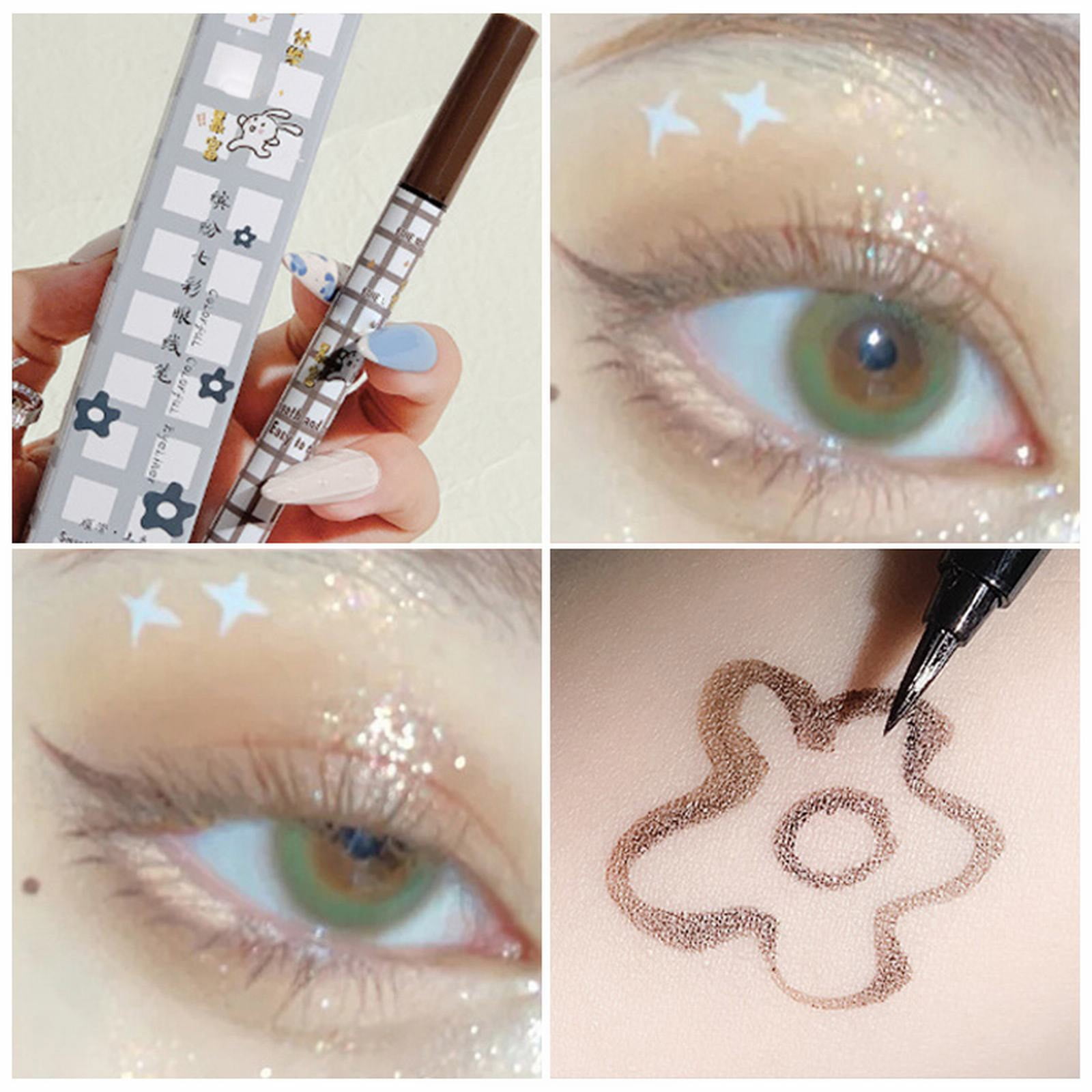 Color for Eyes Stamp Lift Liner Pro Eye Remover Kids Eye Channel Make up Roll on Glitter Wing Liner Stickers Inner Corner Brush The Creme Shop Highlight Eco Face Tan