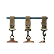 Flatline Ops Nylon Hanging Strap Bag Attachment Snap Hook Tan