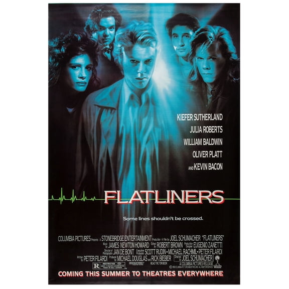 Flatliners poster Metal Print 12x16 Large Art Print on Metal 12x16 Square Adults Best Posters