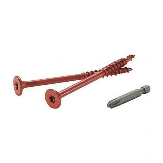 Flatlok No. 14 x 6 in. No.40 Torx ttap Flat Head Epoxy Carbon Steel Wood Screws - 250 Piece