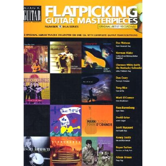 Pre-Owned Flatpicking Guitar Masterpieces: Acoustic Guitar CD Songbook #9 (Paperback) 1890490326 9781890490324