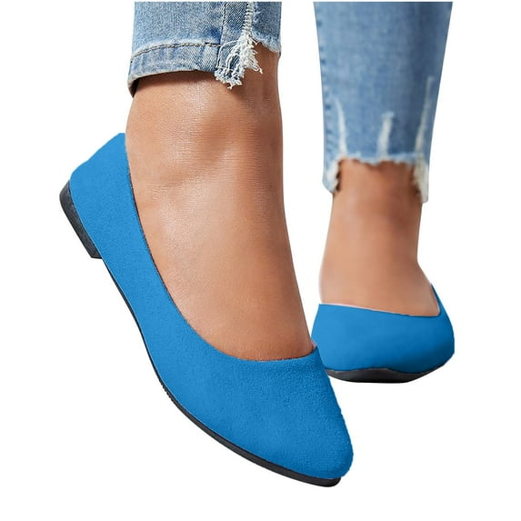 Flats Shoes Women Dressy Comfortable Fashion Women Casual Cusp Head Comfy Casual Shoes Solid Color Women's Ballet Flats Comfortable Dressy Shoes Work Flats Office Shoes Flats Shallow Shoes