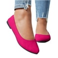 thumbnail image 1 of Flats Shoes Women Dressy Comfortable Fashion Women Casual Cusp Head Comfy Casual Shoes Solid Color Women's Ballet Flats Comfortable Dressy Shoes Work Flats Office Shoes Flats Shallow Shoes, 1 of 7