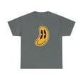 thumbnail image 1 of Flatten smiley face graphic t shirt Unisex Heavy Cotton Tee, 1 of 8