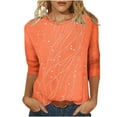 thumbnail image 1 of Womens Blouses Fall 2025 Tank Tops Casual Pack Funny 3/4 Sleeve Shirts Plus Size Dressy Casual Tops And Blouses Sexy, 1 of 6