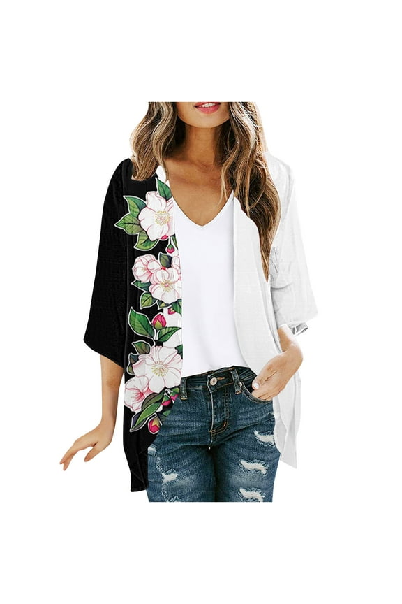 Boho Tops for Women Off The Shoulder Tops Baggy Plus Size Western 3/4 Sleeve Shirts Fitted White Blouse Plus Size Elegant