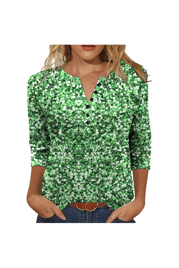 Boho Tops for Women Tank Tops With Built In Bra 3/4 Sleeve Shirts Pack Gym Long Sleeve Blouses Button Down V Neck Long Sleeve Plus Size Pack