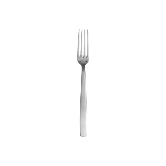 Flatware Astoria 7.5" Silver Brushed Stainless Steel Dessert Fork 18/10 (Set of 12)