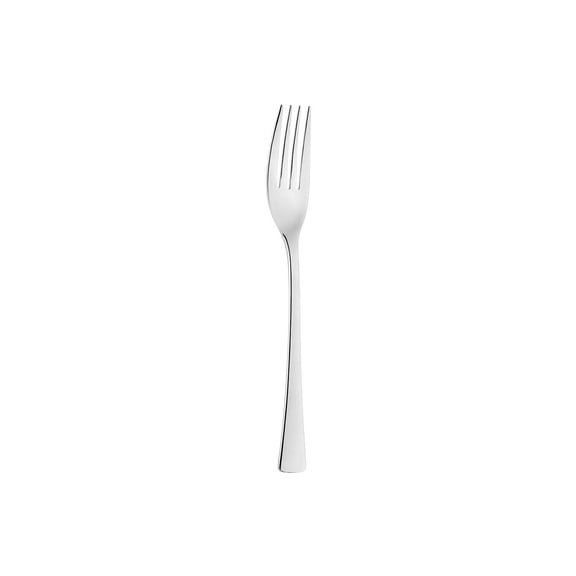 Flatware Curve 7.5" Silver Stainless Steel Dessert Fork 18/10 (Set of 12)