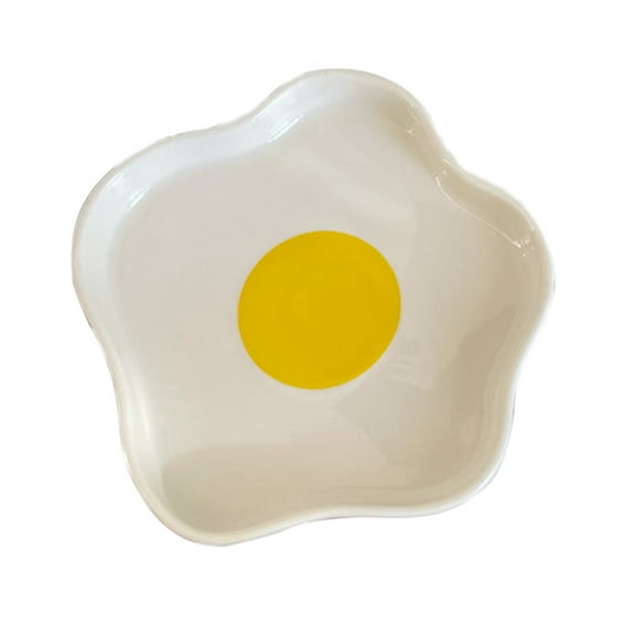 Flatware Hand-Painted Ceramic Plate Plates Irregular Breakfast Tray Ceramics Child