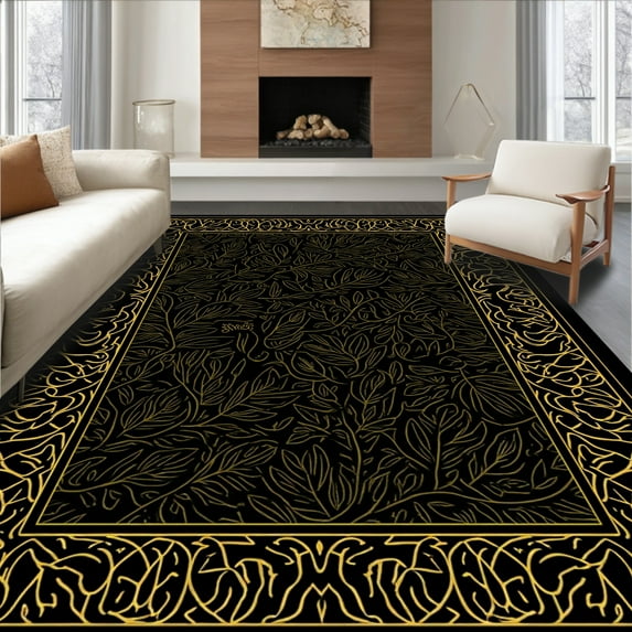 ODIKA 8' Machine Washable Non-Slip Area Rug, Country Featuring Hunting ...