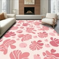 thumbnail image 1 of ODIKA 2'x3' Machine Washable Non-Slip Area Rug, Dynamic Cheetah Spot Arrangement with Modern Blush Palette High Traffic Rug, Pink, 308037, 1 of 7