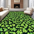 thumbnail image 1 of ODIKA 4'x6' Machine Washable Non-Slip Area Rug, Earthy Toned Springtime Entrance High Traffic Rug, Green, 32854, 1 of 7
