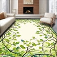 thumbnail image 1 of ODIKA 8'x10' Machine Washable Non-Slip Area Rug, Ecosystem Leaf And Branch High Traffic Rug, Green, 169653, 1 of 7