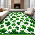 thumbnail image 1 of ODIKA 8'x10' Machine Washable Non-Slip Area Rug, Elegant Green Leaf Motif Design High Traffic Rug, Green, 8839, 1 of 7
