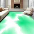 thumbnail image 1 of Flatwoven High Traffic Area Rug, Emerald Cascade Flowing Abstract Design, Non Slip, Stain Resistant, Washable Area Rugs for Living Room, Bedroom(Green, 6), 1 of 8