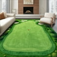 thumbnail image 1 of Flatwoven High Traffic Area Rug, Golf Course Hole Holes Design, Non Slip, Stain Resistant, Washable Area Rugs for Living Room, Bedroom(Green, 8X10), 1 of 8