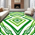 thumbnail image 1 of ODIKA 6'x9' Machine Washable Non-Slip Area Rug, Modern High Traffic Rug, Green, 394688, 1 of 5