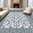 thumbnail image 1 of ODIKA 3x5 Machine Washable Non-Slip Area Rug, Persian High Traffic Rug, Blue, 61843, 1 of 7