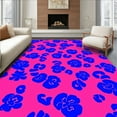 thumbnail image 1 of ODIKA 3'x5' Machine Washable Non-Slip Area Rug, Playful Animal Spot High Traffic Rug, Pink, 331980, 1 of 7