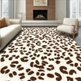 thumbnail image 1 of ODIKA 6'x6' Machine Washable Non-Slip Area Rug, Ranch Spotted Floor Covering With Natural High Traffic Rug, Brown, 308464, 1 of 7