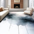 thumbnail image 1 of ODIKA 5'x7' Machine Washable Non-Slip Area Rug, Smoky Mist Watercolor Splash Abstract Artistic High Traffic Rug, Gray, 166394, 1 of 7