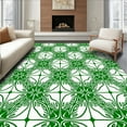 thumbnail image 1 of ODIKA 5'x7' Machine Washable Non-Slip Area Rug, Sophisticated in Deep Green and Hues High Traffic Rug, Green, 393864, 1 of 7