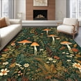 thumbnail image 1 of ODIKA 5'x7' Machine Washable Non-Slip Area Rug, Stylish Nature Inspired High Traffic Rug, Green, 21284, 1 of 7
