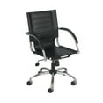 thumbnail image 1 of Flaunt™ Managers Chair Black Leather, 1 of 8