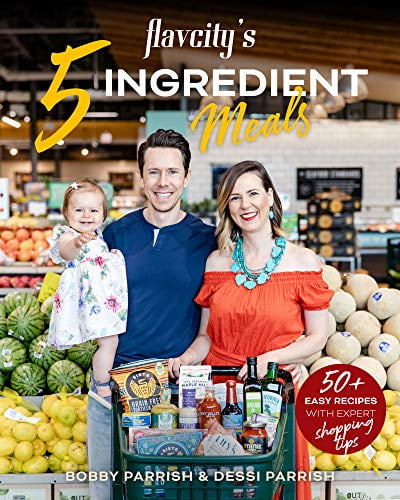 Pre-Owned FlavCitys 5 Ingredient Meals: 50 Easy Tasty Recipes Using the Best Ingredients from Grocery Store Heart Healthy Budget Cooking Hardcover Bobby Parrish, Dessi Parrish