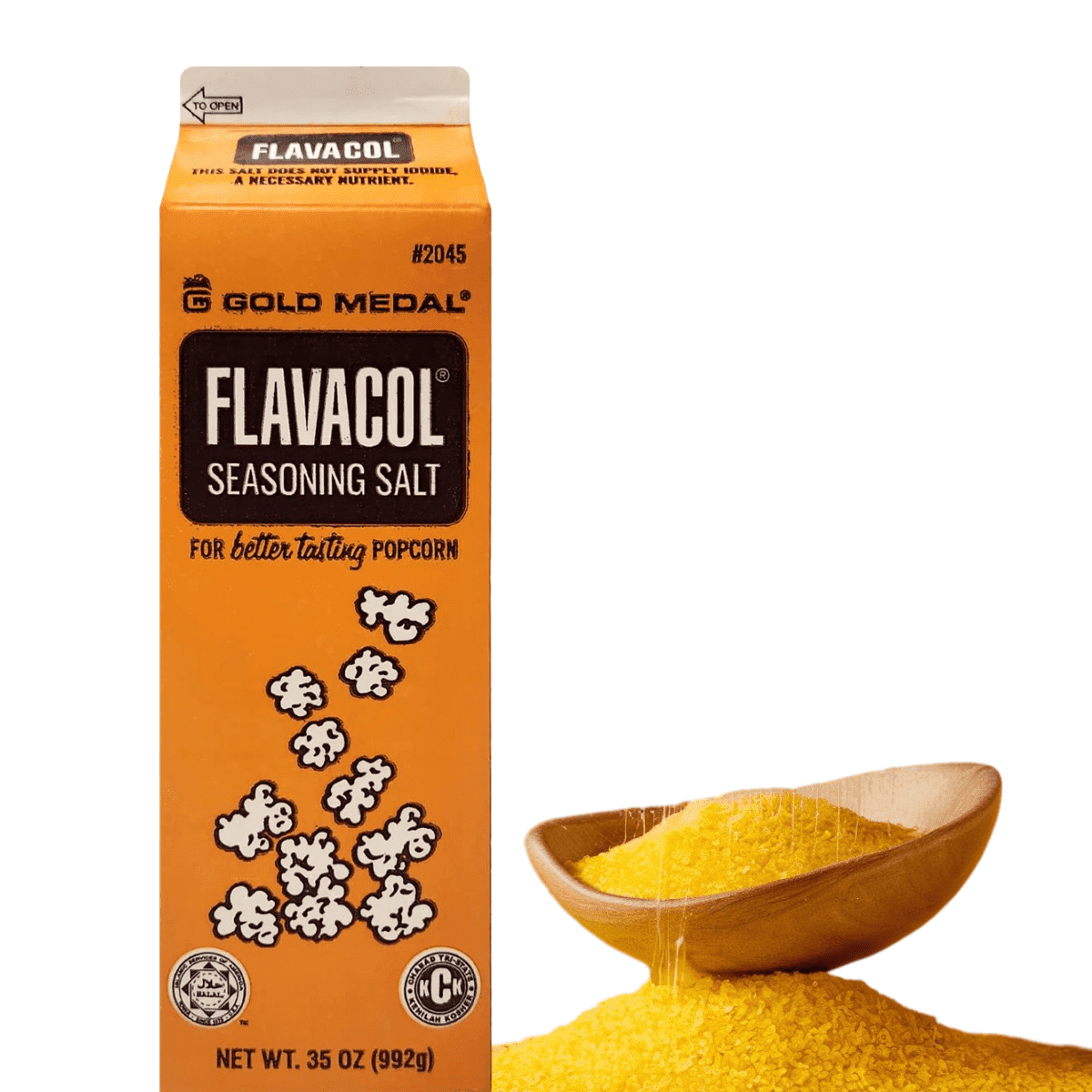 Flavacol Popcorn Seasoning Salt 35oz - Fine Popcorn Salt