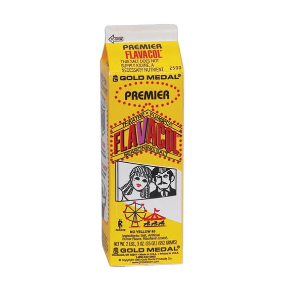 Flavacol Premier Popcorn Seasoning Salt cs 12/35 oz