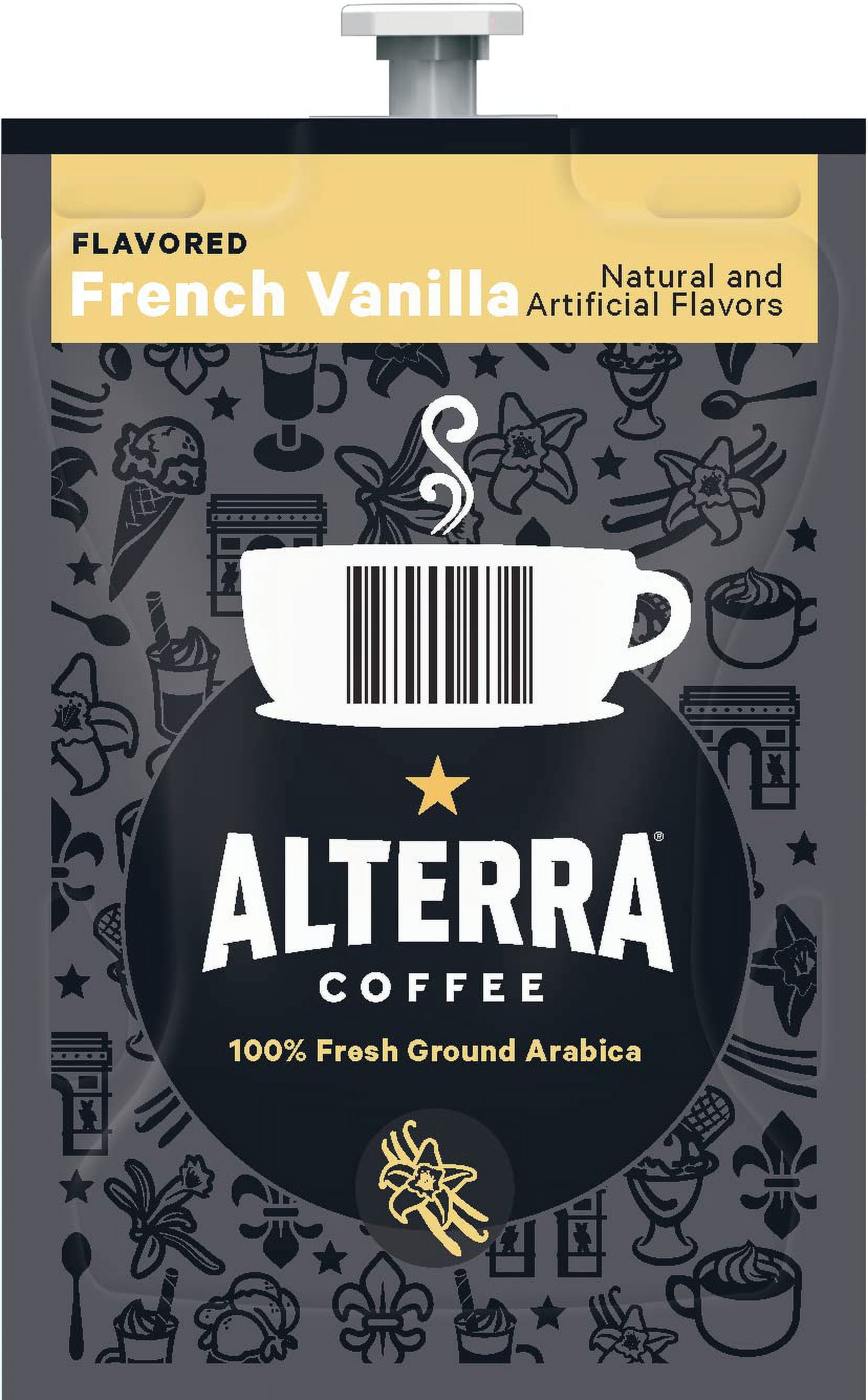 Flavia Alterra Coffee, French Vanilla, 20-Count Fresh Packs (Pack Of 5)