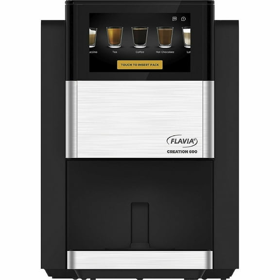 Flavia Creation 600 Coffee Brewer Machine - Multi-serve - Frother - Black