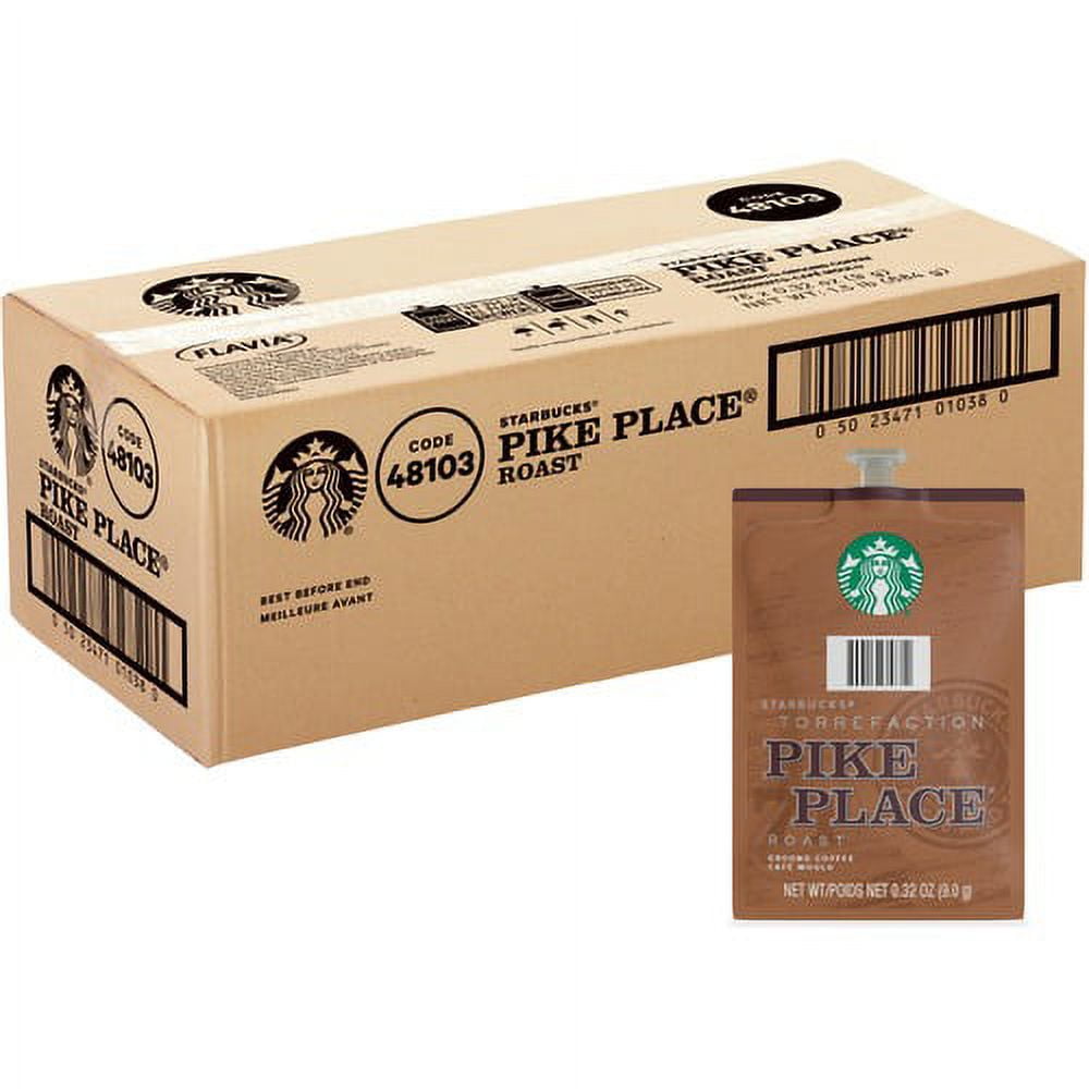 Flavia Freshpack Starbucks Pike Place Roast Coffee Compatible with