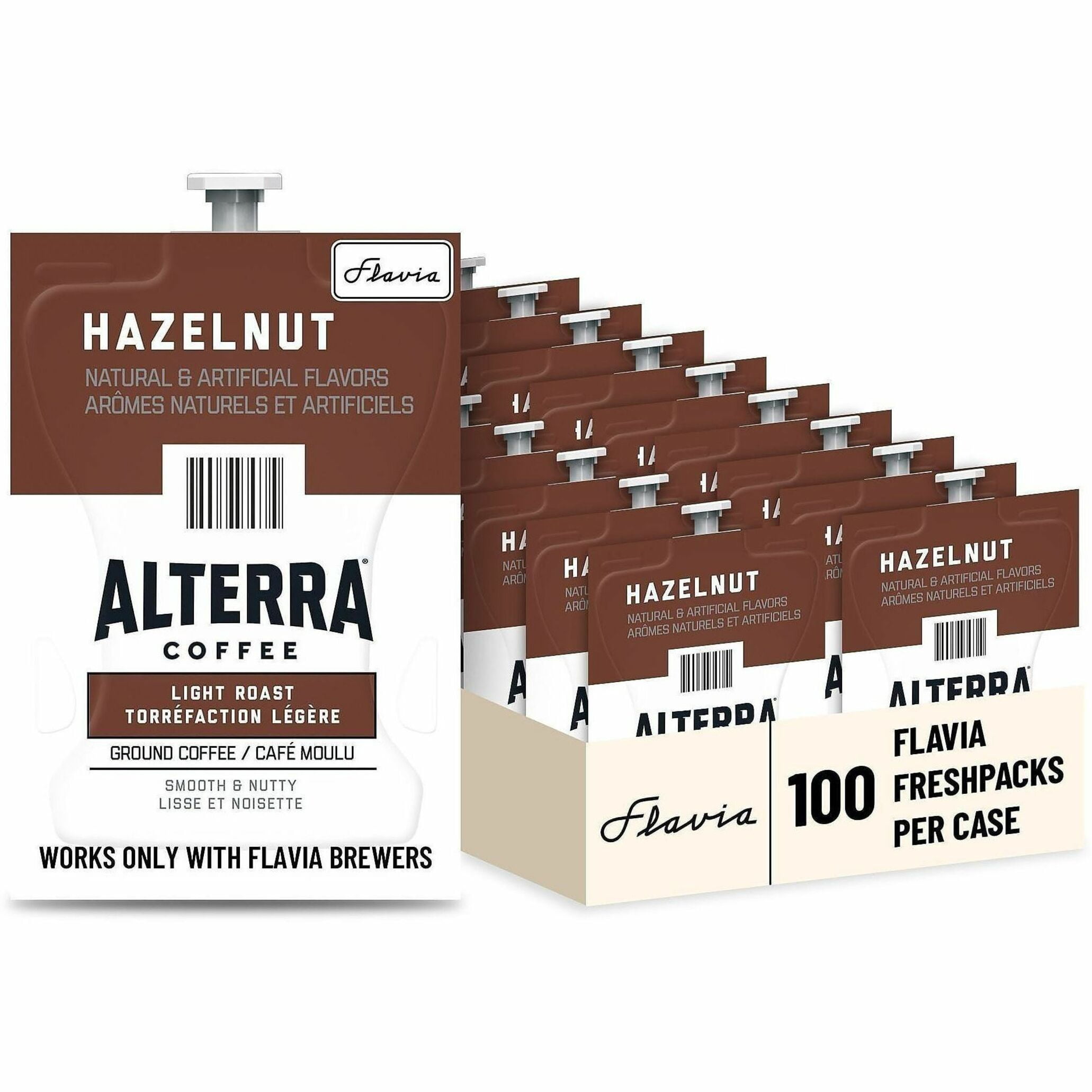 Flavia, Freshpack Alterra Hazelnut Coffee, 100 Carton - Walmart.com